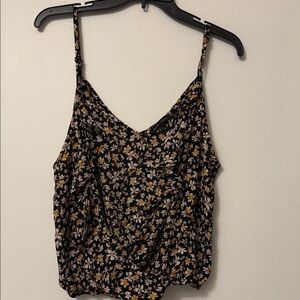 Moa Moa Black Floral Camisole